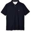 image:imageNautica Mens Big and Tall Classic Fit Short Sleeve Solid Performance Deck Polo ShirtNavy