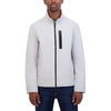 image:imageNautica Mens Bonded Fleece Softshell Jacket  Water Resistant Zip Front Transitional CoatCloud Grey