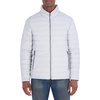 image:imageNautica Mens Midweight Quilted Jacket  Stretch Water Resistant Zip Front CoatCloud Grey