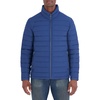 image:imageNautica Mens Midweight Quilted Jacket  Stretch Water Resistant Zip Front CoatDark Denim