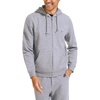 image:imageNautica Mens Nautica Mens Anchor Fleece Fullzip HoodieStone Grey Heather