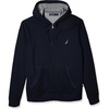 image:imageNautica Mens Nautica Mens Anchor Fleece Fullzip HoodieTrue Navy