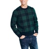 image:imageNautica Mens Nautica Navtech Plaid Jacquard Crewneck SweaterNavy Seas