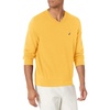 image:imageNautica Mens Nautica Navtech VNeck SweaterOchre Beach Heather