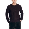 image:imageNautica Mens Nautica Sustainably Crafted CableKnit Crewneck SweaterShipwreck Burgundy