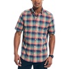 image:imageNautica Mens Nautica Sustainably Crafted Plaid ShortSleeve ShirtDark Ivy