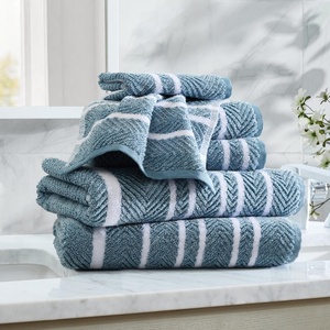 image:imageNautica  Cotton Hand Fingertip amp Bath Towel Set 6 Pack TowelsCruise Along Blue