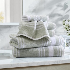 image:imageNautica  Cotton Hand Fingertip amp Bath Towel Set 6 Pack TowelsWindward Green