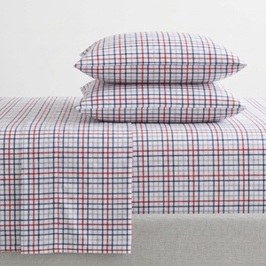 image:imageNautica  Full Cotton Percale Sheet Set with Matching PillowcasesBoating Tattersall