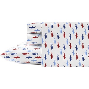 image:imageNautica  Full Cotton Percale Sheet Set with Matching PillowcasesCostazul BlueRedWhite