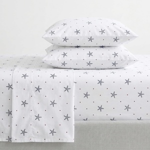 image:imageNautica  Full Cotton Percale Sheet Set with Matching PillowcasesStar Spangled Coastal
