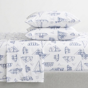 image:imageNautica  Full Cotton Percale Sheet Set with Matching PillowcasesWhitewood Sail