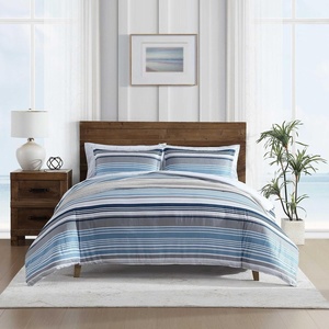 image:imageNautica  Queen Size Comforter Set with Matching ShamBradlee Blue