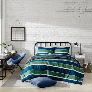image:imageNautica  Queen Size Comforter Set with Matching ShamPine Bay Navy