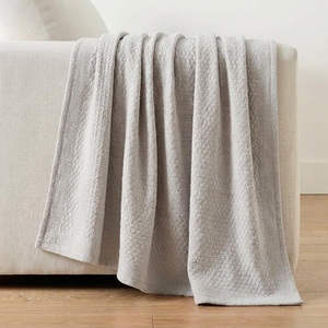 image:imageNautica  Soft Twin Size Blanket for Bed amp Couch Cozy BeddingBaird Grey