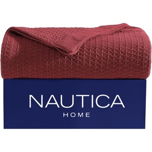 image:imageNautica  Soft Twin Size Blanket for Bed amp Couch Cozy BeddingBaird Red