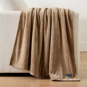 image:imageNautica  Soft Twin Size Blanket for Bed amp Couch Cozy BeddingBrown