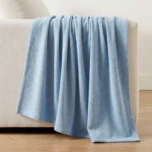 image:imageNautica  Soft Twin Size Blanket for Bed amp Couch Cozy BeddingRipple Cove Blue