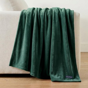 image:imageNautica  Soft Twin Size Blanket for Bed amp Couch Cozy BeddingSolid Dark Green