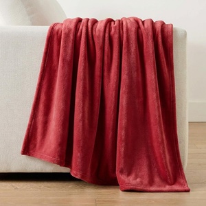 image:imageNautica  Soft Twin Size Blanket for Bed amp Couch Cozy BeddingSolid Red