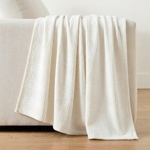 image:imageNautica  Soft Twin Size Blanket for Bed amp Couch Cozy BeddingWhite