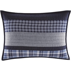 image:imageNautica  Standard Quilted Sham Reversible Cotton Bedding 20 x 26Adelson Blue