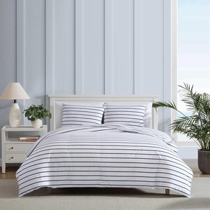image:imageNautica  Twin Duvet Cover Set with Sham Soft amp Lightweight BeddingBrenton Stripe Navy