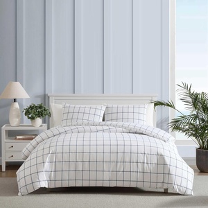 image:imageNautica  Twin Duvet Cover Set with Sham Soft amp Lightweight BeddingPlot Blue