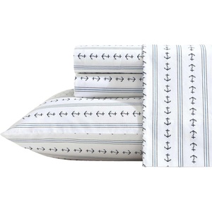 image:imageNautica  Twin Sheet Set with Fitted Sheet amp PillowcaseAnchor Lines Blue
