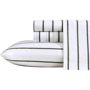 image:imageNautica  Twin Sheet Set with Fitted Sheet amp PillowcaseBrenton Stripe Ivory