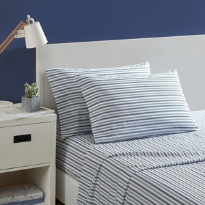 image:imageNautica  Twin Sheet Set with Fitted Sheet amp PillowcaseColeridge Stripe Blue