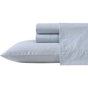 image:imageNautica  Twin Sheet Set with Fitted Sheet amp PillowcasePenny Pinstripe Blue