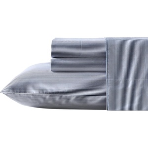 image:imageNautica  Twin Sheet Set with Fitted Sheet amp PillowcasePenny Pinstripe Navy