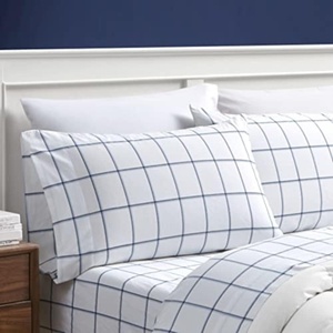 image:imageNautica  Twin Sheet Set with Fitted Sheet amp PillowcasePlot Blue