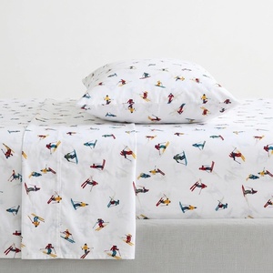 image:imageNautica  Twin Sheet Set with Fitted Sheet amp PillowcasesApres Skier White