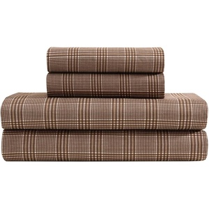 image:imageNautica  Twin Sheet Set with Fitted Sheet amp PillowcasesDeclan Plaid Beige