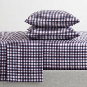 image:imageNautica  Twin Sheet Set with Fitted Sheet amp PillowcasesHeritage Plaid Blue