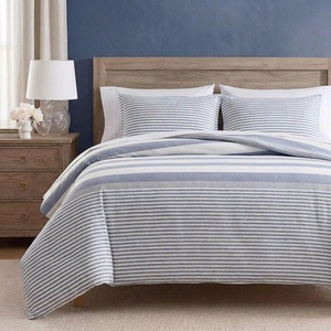 image:imageNautica  Twin Size Comforter Set with Matching ShamBlueWhiteGrey