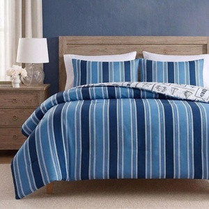 image:imageNautica  Twin Size Comforter Set with Matching ShamGilpin StripePenny Pinstripe Blue