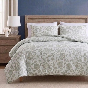 image:imageNautica  Twin Size Comforter Set with Matching ShamJacob Bay FloralPenny Pinstripe Green