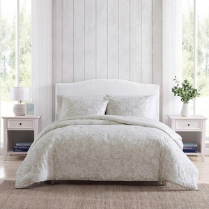image:imageNautica  Twin Size Comforter Set with Matching ShamTortola Beige