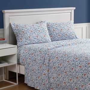 image:imageNautica  Twin Size Sheet Set with Fitted Sheet amp PillowcaseCoastal Fun Blue