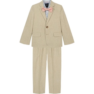 image:imageNautica Boys 4piece Suit Set with Dress Shirt Tie Jacket and PantsKhaki