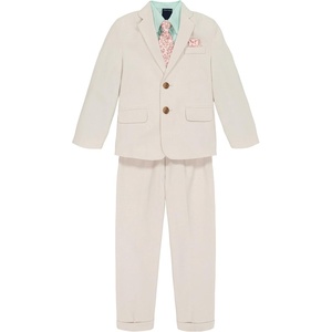 image:imageNautica Boys 4piece Suit Set with Dress Shirt Tie Jacket and PantsSilvered Birch Linen