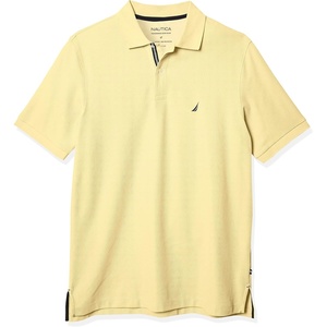 image:imageNautica Mens Big and Tall Classic Fit Short Sleeve Solid Performance Deck Polo ShirtCorn