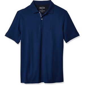 image:imageNautica Mens Big and Tall Classic Fit Short Sleeve Solid Performance Deck Polo ShirtEstate Blue