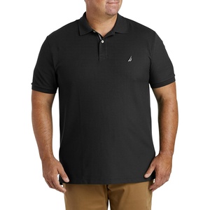 image:imageNautica Mens Big and Tall Classic Fit Short Sleeve Solid Performance Deck Polo ShirtTrue Black