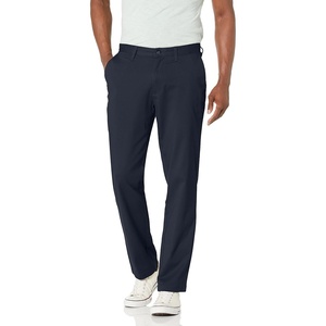 image:imageNautica Mens Classic Fit Flat Front Stretch Solid Chino Deck PantTrue Navy