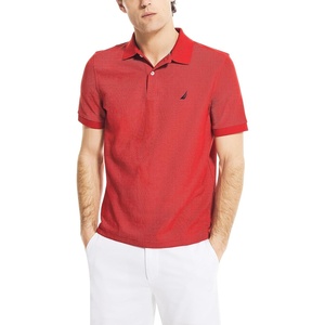 image:imageNautica Mens Classic Short Sleeve Solid Performance Deck Polo ShirtNautica Red