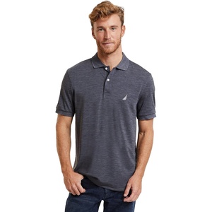 image:imageNautica Mens Classic Short Sleeve Solid Performance Deck Polo ShirtNavtech Performance Charcoal